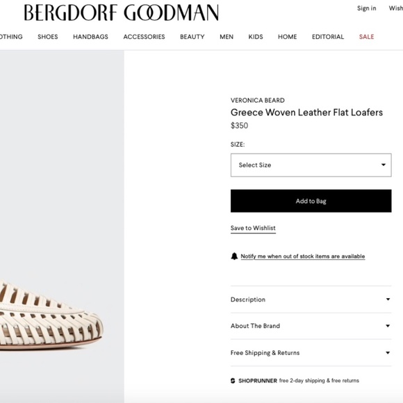 Veronica Beard Womens Greece Cutout Loafers Size 9 - Picture 4 of 4